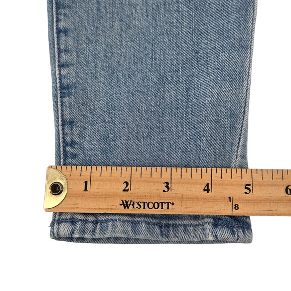 MOTHER High Waisted Looker Ankle Jeans 26 Blue Light Wash Skinny Denim - Picture 9 of 9